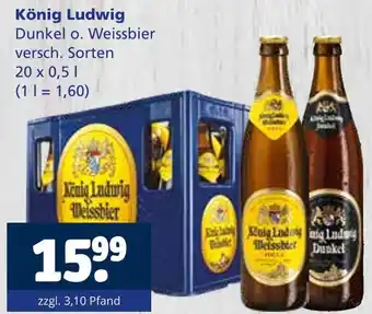 Getränkewelt König ludwig dunkel Angebot