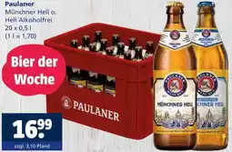 Getränkewelt Paulaner münchner hell o. hell alkoholfrei Angebot