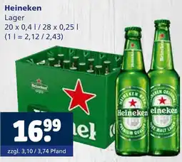 Getränkewelt Heineken lager Angebot