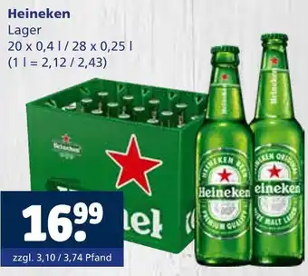 Getränkewelt Heineken lager Angebot
