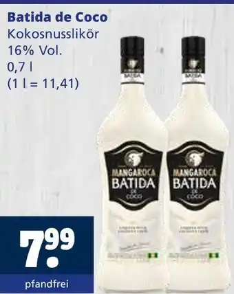 Getränkewelt Batida de coco Angebot