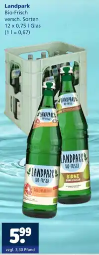 Getränkewelt Landpark bio-frisch Angebot