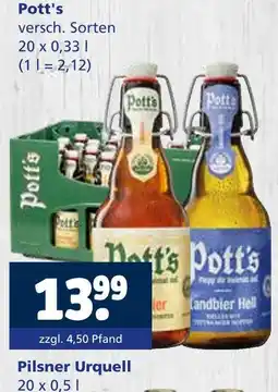 Getränkewelt Pott's Angebot