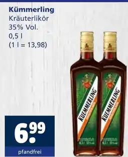 Getränkewelt Kümmerling kräuterlikör Angebot