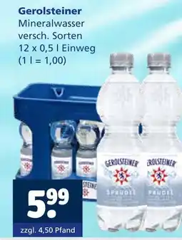 Getränkewelt Gerolsteiner mineralwasser Angebot