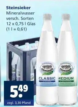 Getränkewelt Steinsieker mineralwasser Angebot