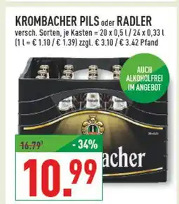 Marktkauf Krombacher pils Angebot