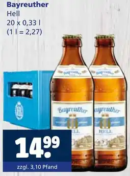 Getränkewelt Bayreuther hell Angebot