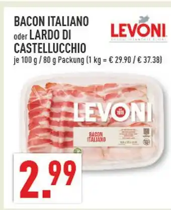 Marktkauf Levoni bacon italiano Angebot