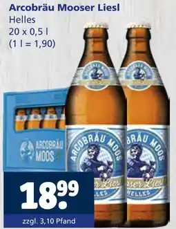 Getränkewelt Arcobräu mooser liesl helles Angebot