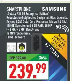 Marktkauf Samsung smartphone galaxy a36 5g enterprise-edition Angebot