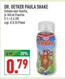 Marktkauf Dr. oetker paula shake schoko Angebot