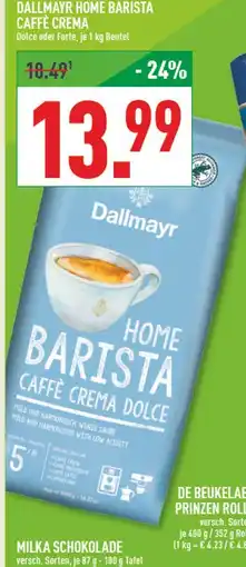Marktkauf Dallmayr home barista caffè crema Angebot
