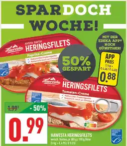 Marktkauf Hawesta heringsfilets paprika-creme Angebot