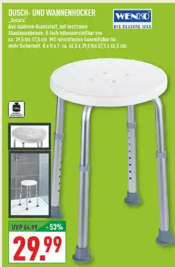 Marktkauf Wenko dusch- und wannenhocker 'secura' Angebot
