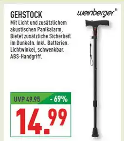 Marktkauf Weinberger gehstock Angebot