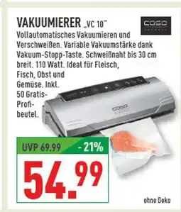 Marktkauf Caso vakuumierer vc 10 Angebot
