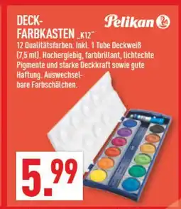 Marktkauf Pelikan deck-farbkasten „k12“ Angebot