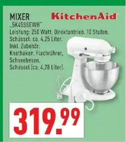 Marktkauf Kitchenaid mixer Angebot