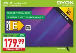 Marktkauf Dyon smart-tv movie smart 43 vx Angebot