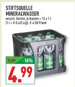 Marktkauf Stiftsquelle mineralwasser Angebot