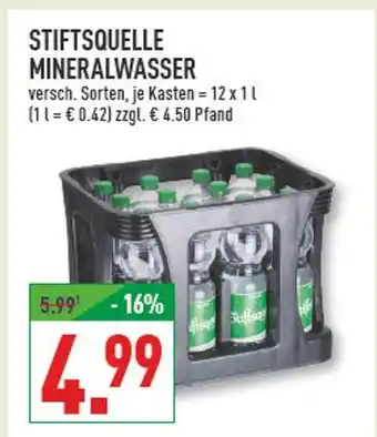Marktkauf Stiftsquelle mineralwasser Angebot