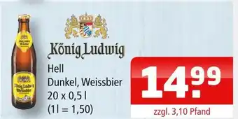 Getränke Oase König ludwig hell dunkel weissbier Angebot