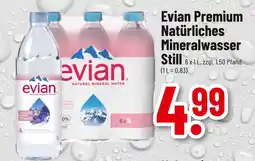 trinkgut Evian premium natürliches mineralwasser still Angebot