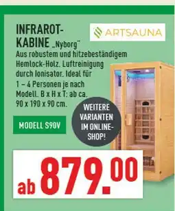 Marktkauf Artsauna infrarot-kabine nyborg Angebot