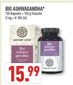 Marktkauf Nature love bio ashwagandha Angebot