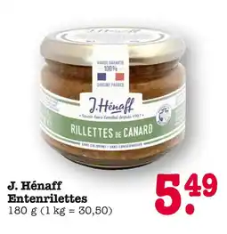 E-Center J. hénaff entenrillettes Angebot