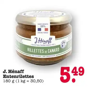 E-Center J. hénaff entenrillettes Angebot