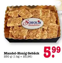 E-Center Scheck-in manufaktur mandel-honig gebäck Angebot