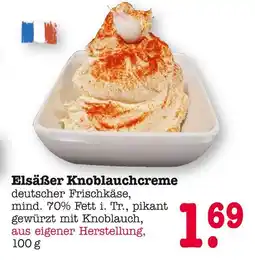 E-Center Elsässer knoblauchcreme Angebot