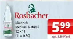 Getränke Oase Rosbacher klassisch medium, naturell Angebot