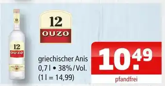 Getränke Oase 12 ouzo Angebot