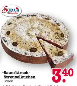 E-Center Scheck-in manufaktur sauerkirsch-streuselkuchen Angebot