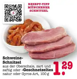 E-Center Schweine-schnitzel Angebot