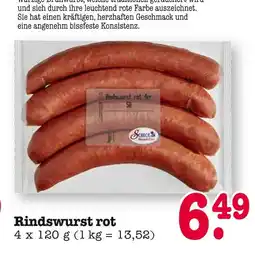 E-Center Schreck rindswurst rot Angebot