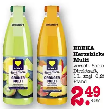E-Center Edeka herzstücke grüner multi Angebot