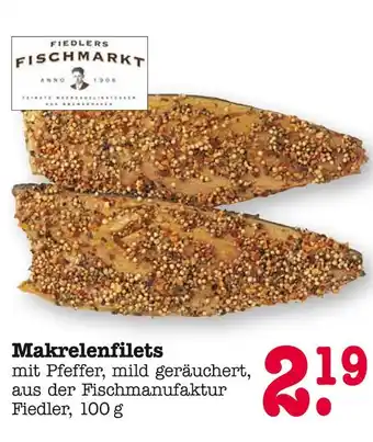 E-Center Fiedlers fischmarkt makrelenfilets Angebot
