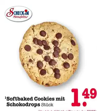 E-Center Scheck-in manufaktur softbaked cookies mit schokodrops Angebot