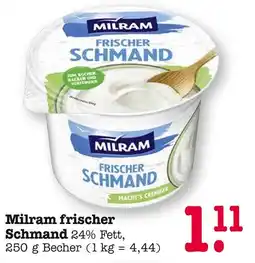 E-Center Milram frischer schmand Angebot