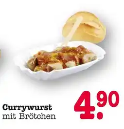 E-Center Currywurst mit brötchen Angebot