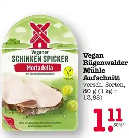 E-Center Rügenwalder mühle vegan aufschnitt Angebot