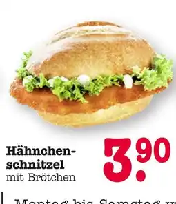 E-Center Hähnchenschnitzel mit brötchen Angebot