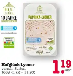 E-Center Hofglück lyoner Angebot