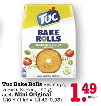E-Center Tuc bake rolls tomate & olive Angebot