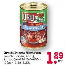 E-Center Oro di parma tomaten stückig Angebot