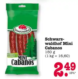 E-Center Schwarzwaldhof mini cabanos Angebot
